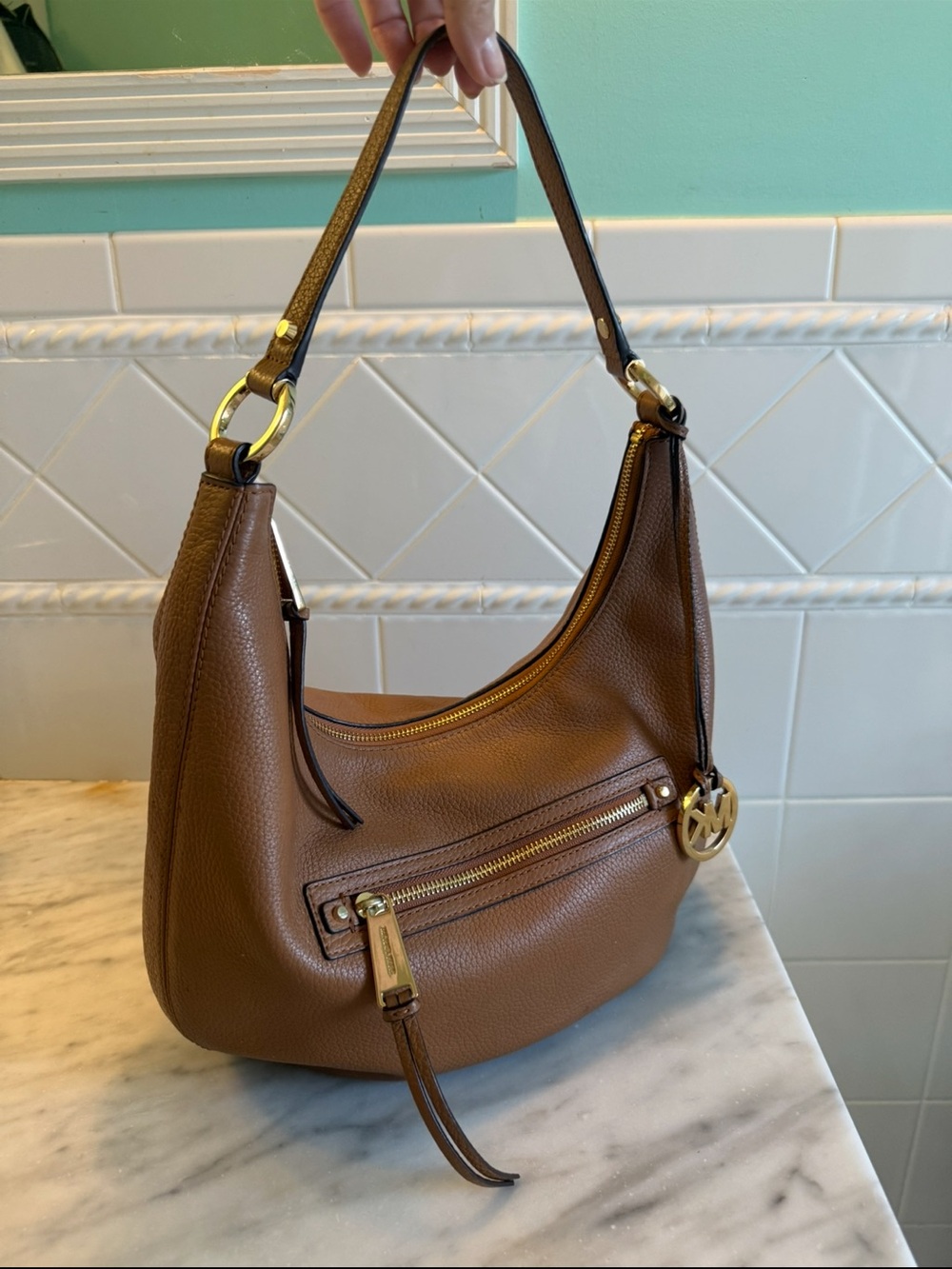 Michael Kors Camel Tan Hobo Bag
